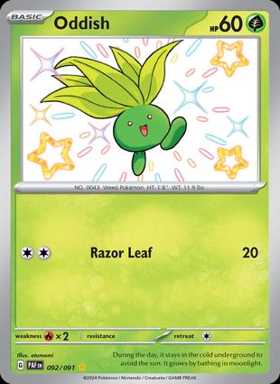 Oddish 092/091 Unlimited