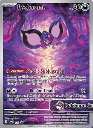 Pecharunt SVP129 Pokemon Center Stamp