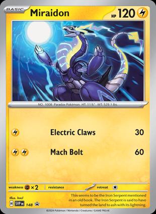 Miraidon SVP148 Black Star