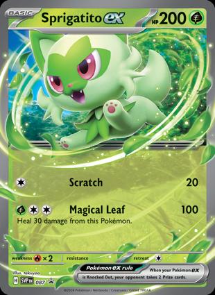 Sprigatito ex SVP087 Black Star