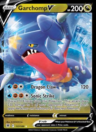 Garchomp V 117/189 Unlimited