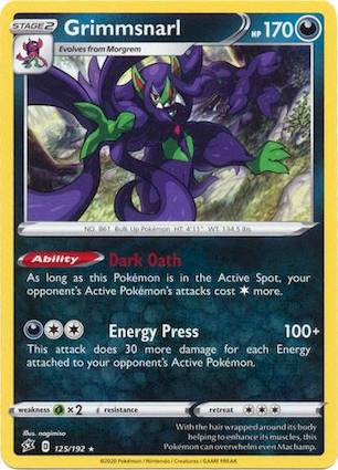 Grimmsnarl 125/192 Exclusive