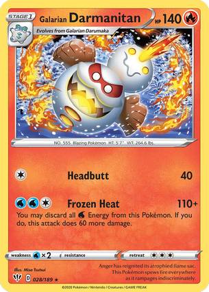 Galarian Darmanitan 028/189 Unlimited
