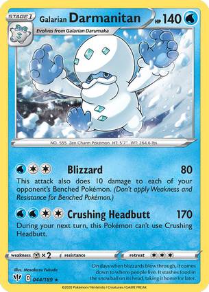Galarian Darmanitan 044/189 Unlimited