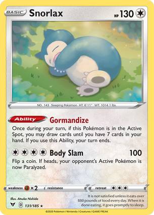 Snorlax 131/185 Unlimited