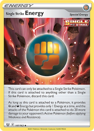Single Strike Energy 141/163 Unlimited