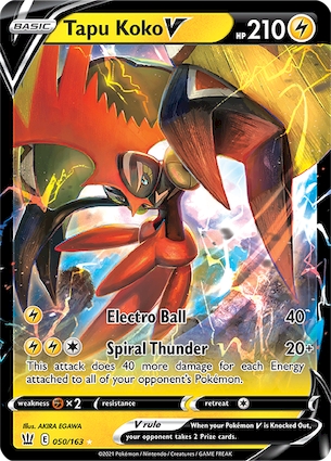 Tapu Koko V 050/163 Unlimited