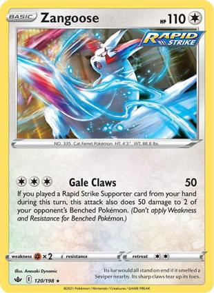 Zangoose 120/198 Unlimited