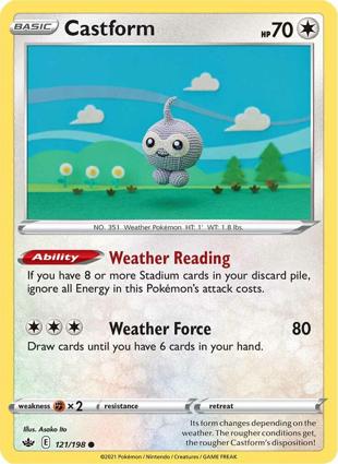 Castform 121/198 Unlimited