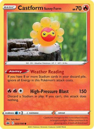 Castform Sunny Form 022/198 Unlimited