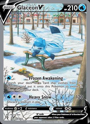 Glaceon V 175/203 Unlimited
