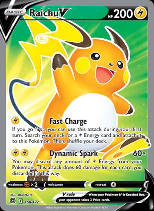 Raichu V 158/172 Unlimited