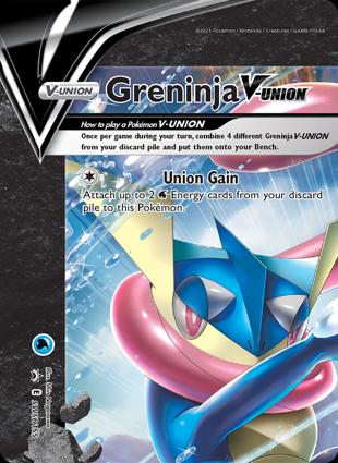 Greninja V-UNION SWSH155 Black Star