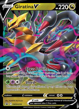 Giratina V SWSH259 Black Star
