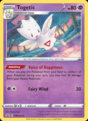 Togetic SWSH276 Black Star