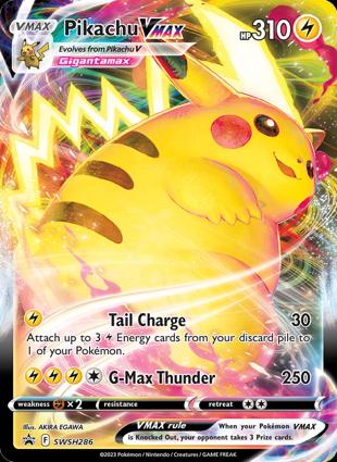 Pikachu VMAX SWSH286 Black Star