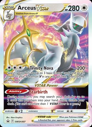 Arceus VSTAR SWSH307 Black Star