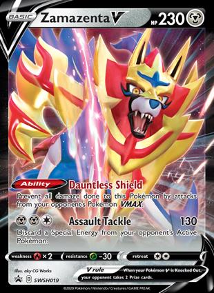 Zamazenta V SWSH019 Black Star