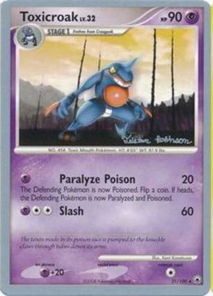 Toxicroak 31/100 World Championships