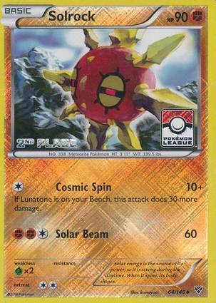 Solrock 64/146 2nd Place