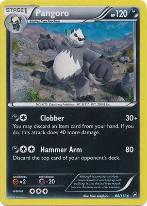 Pangoro 68/111 Cracked Ice Holo