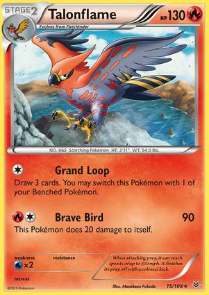 Talonflame 15/108 Unlimited