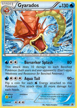 Gyarados XY109 Black Star