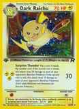 Dark Raichu83/82 1st Edition