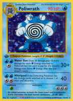 Poliwrath13/102 1st Edition Shadowless
