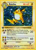 Raichu14/102 1st Edition Shadowless