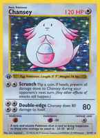 Chansey3/102 1st Edition Shadowless
