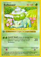 Bulbasaur44/102 1st Edition Shadowless