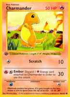 Charmander46/102 1st Edition Shadowless