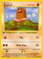 Diglett47/102 1st Edition Shadowless
