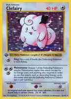 Clefairy5/102 1st Edition Shadowless