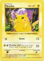 Pikachu58/102 Shadowless Red Cheeks