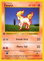 Ponyta60/102 1st Edition Shadowless