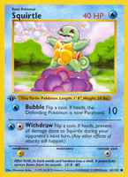 Squirtle63/102 1st Edition Shadowless