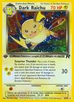 Dark Raichu83/82 1st Edition