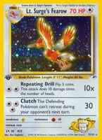 Lt. Surge's Fearow7/132 1st Edition