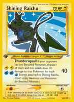 Shining Raichu111/105 1st Edition
