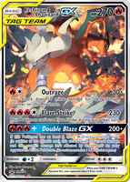 Reshiram & Charizard GXSM201 Black Star